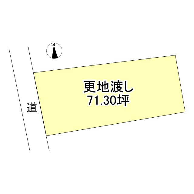 西条市大町の売地の土地図