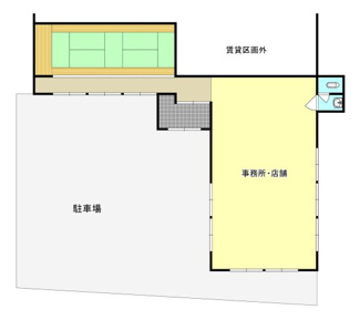 【間取り】 | 小岩戸大越テナント