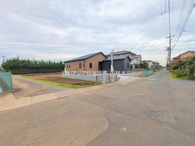 月々９万円台～　新築戸建　川越市古谷上23-1期の前面道路含む現地写真|西側 4.0ｍ市道