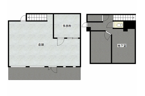 香椎駅東３丁目店舗の間取り