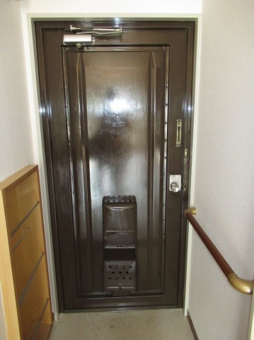 パークハイツの玄関|ゆったりとした玄関です