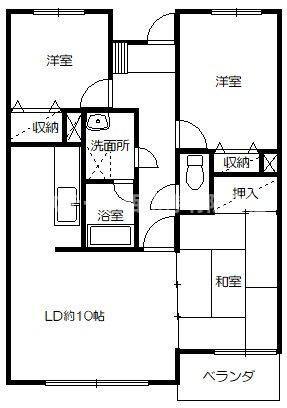 サンコーマンションの間取り