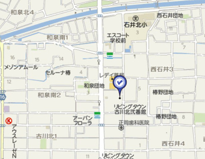 【地図】 | ブルンはなみずき・