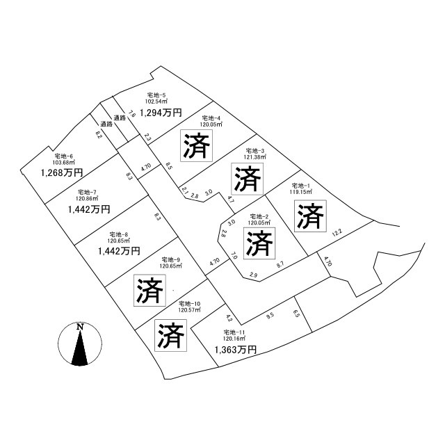 泉佐野市羽倉崎上町3丁目分譲地