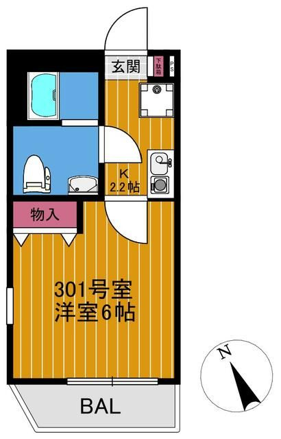 ショコラⅦの間取り