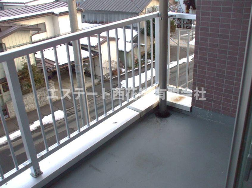 サンコーマンションのバルコニー|結構広いです