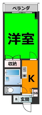 仲介手数料0円！クレスト泉の間取り