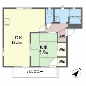 サンローズ久米田の間取り