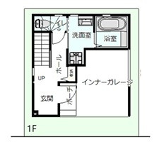 【参考プラン】 | 高槻市日向町　建築条件付き土地 | プラン1階　間取