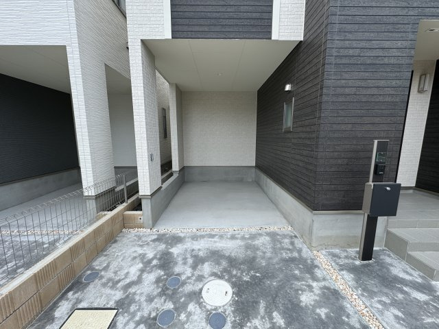 葛飾区東水元5丁目新築戸建【東水元小学校：6分】の駐車場|B号棟駐車スペース