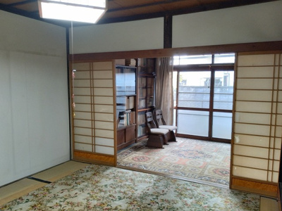 【和室】 | 下諏訪町西四王 中古住宅⑤ | 1階 和室8帖・洋室6帖