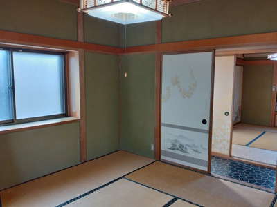 【和室】 | 下諏訪町西四王 中古住宅⑤ | 2階和室 8帖
