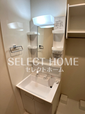 【独立洗面台】 | パークサイド柱Ⅰ | 独立洗面台、朝の身支度には欠かせません
