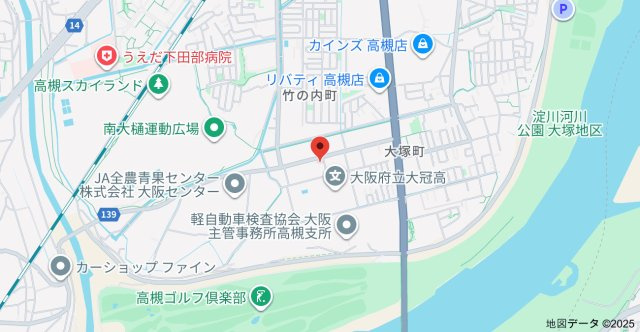 サンガーデンローズの地図