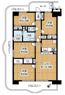 【間取り】 | ロイヤルコート豊中参番館