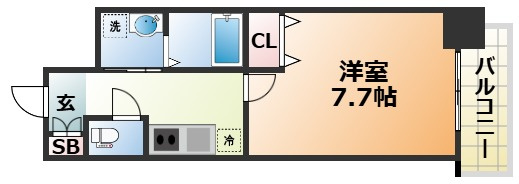 ピアグレース神戸の間取り