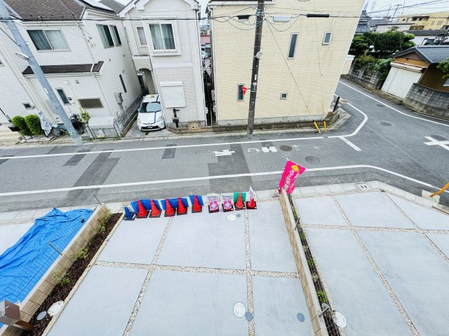 葛飾区東水元5丁目新築戸建【東水元小学校：6分】の展望|バルコニーより道路側眺望
