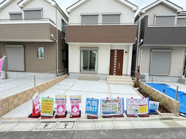葛飾区東水元5丁目新築戸建【東水元小学校：6分】の駐車場|N号棟駐車スペース・並列２台駐車可