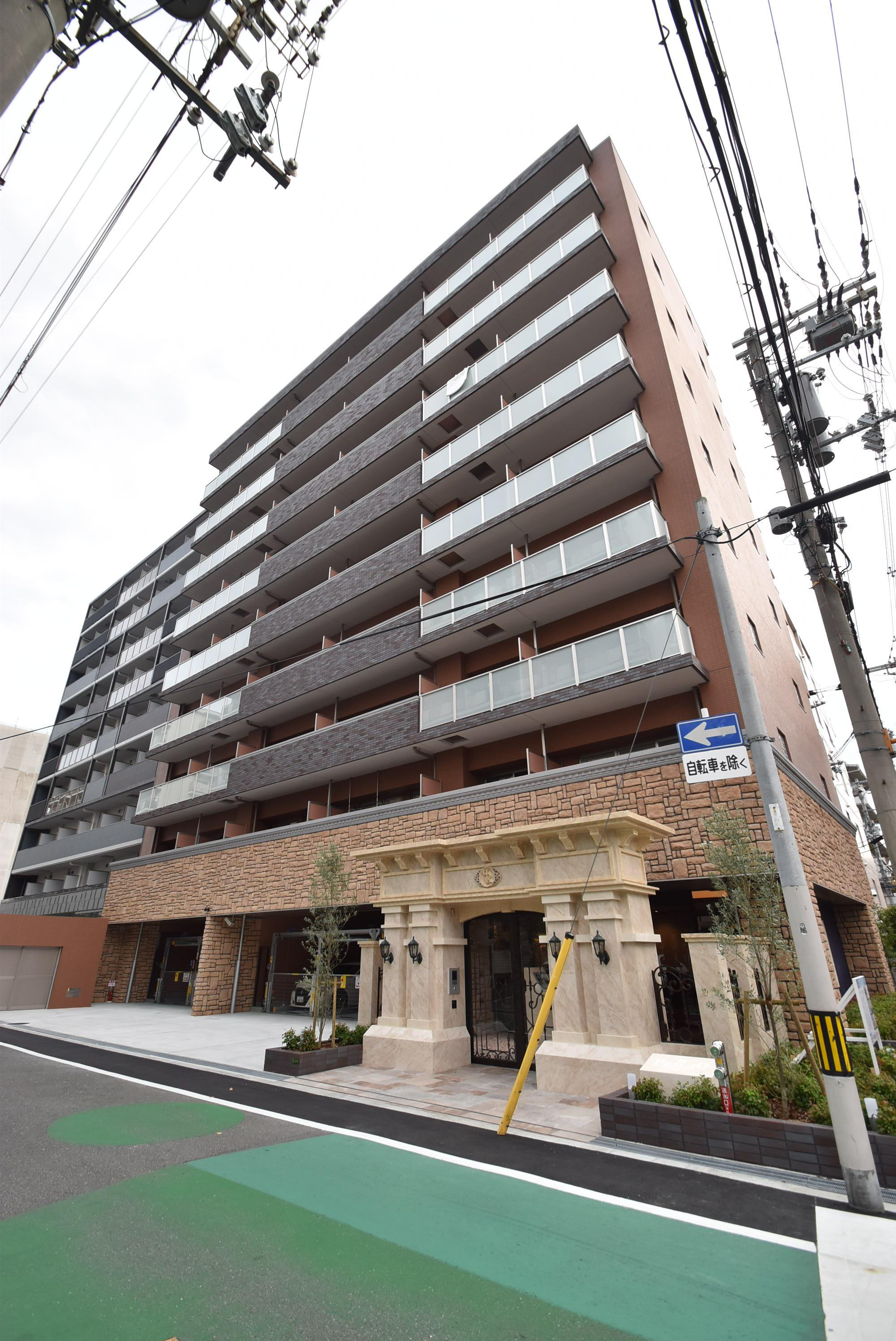 大阪市城東区中央３丁目の賃貸マンションの外観