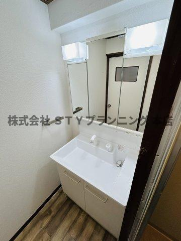 仲介手数料０円！第二日吉ビルの独立洗面台