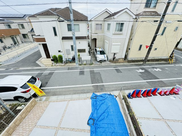 葛飾区東水元5丁目新築戸建【東水元小学校：6分】の展望|バルコニーより道路側眺望