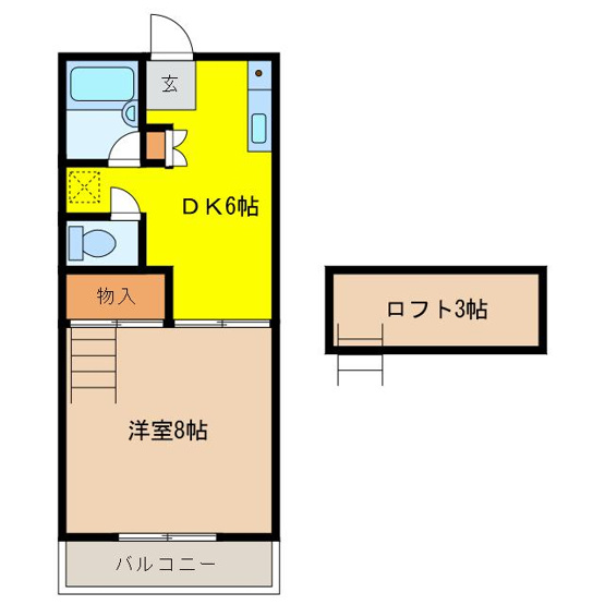 【間取り】 | タートルコーポ