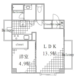 【間取り】 | ライツ菊川