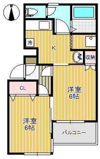 【間取り】 | 第十二ショ－ケ－ビル