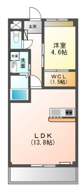 ロッシュ・フォーレの間取り