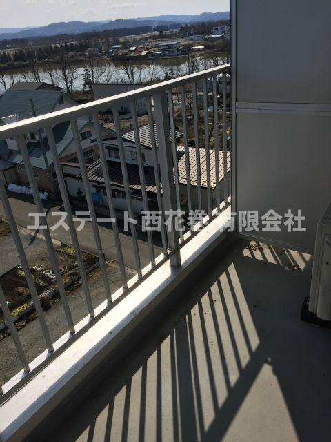 サンコービルのバルコニー