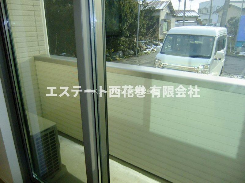 クレスト桜町のバルコニー