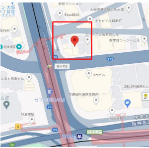 【地図】 | 朝日プラザ靭公園第1