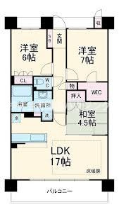 レ・ジェイド千里青山台の間取り