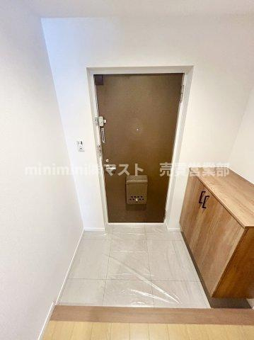 都島ビューハイツの玄関