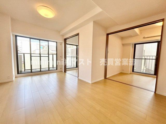 都島ビューハイツの居間・リビング