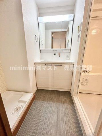 都島ビューハイツの独立洗面台