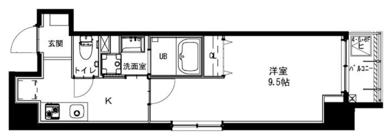 ボナール西船橋の間取り