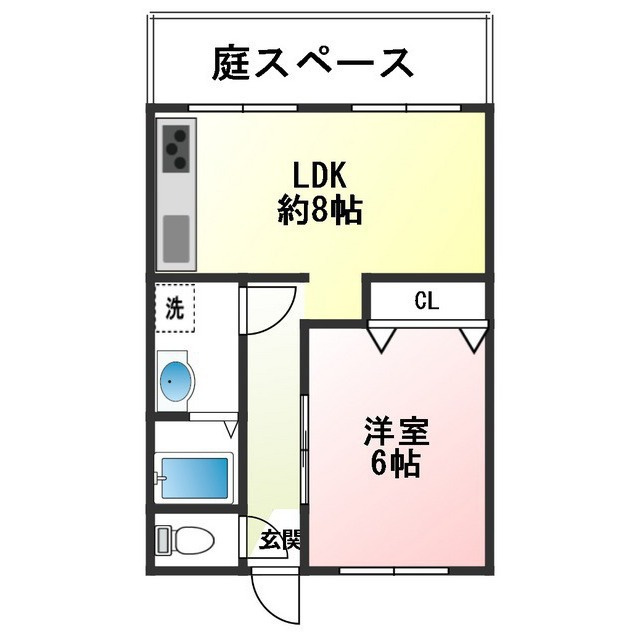 栄寿荘の間取り
