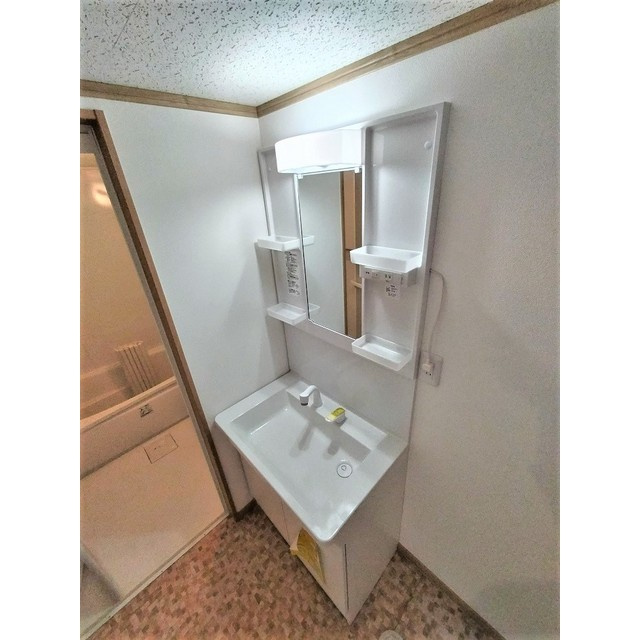 栄寿荘の洗面所|洗髪洗面化粧台