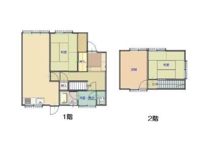 和歌山市六十谷　中古戸建の間取り