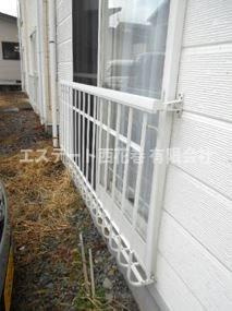 コーポかじまちBのバルコニー