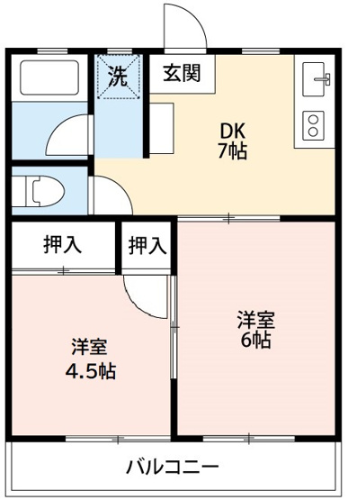 【間取り】 | グリーンハイツ