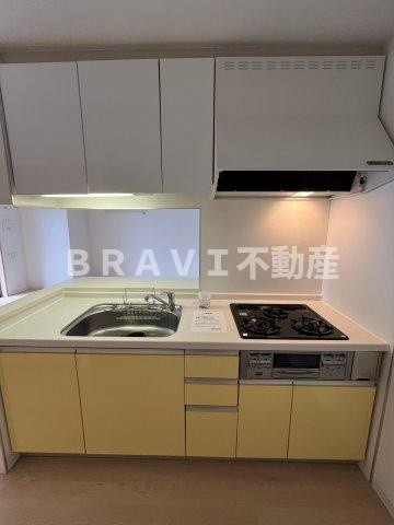 グランルージュ谷町六丁目　BRAVI不動産のキッチン|【グランルージュ谷町六丁目】使いやすいキッチンです