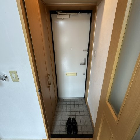 ハイツグリーンサイド水元の玄関