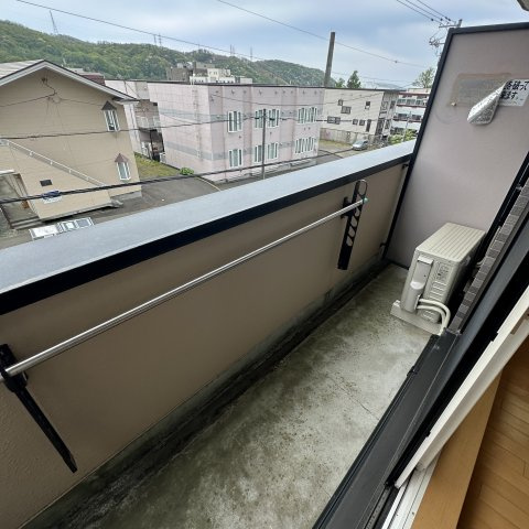 ハイツグリーンサイド水元のバルコニー