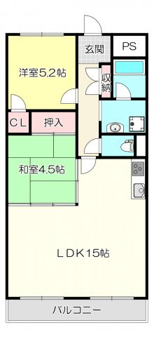 【間取り】 | シティコーポ長田