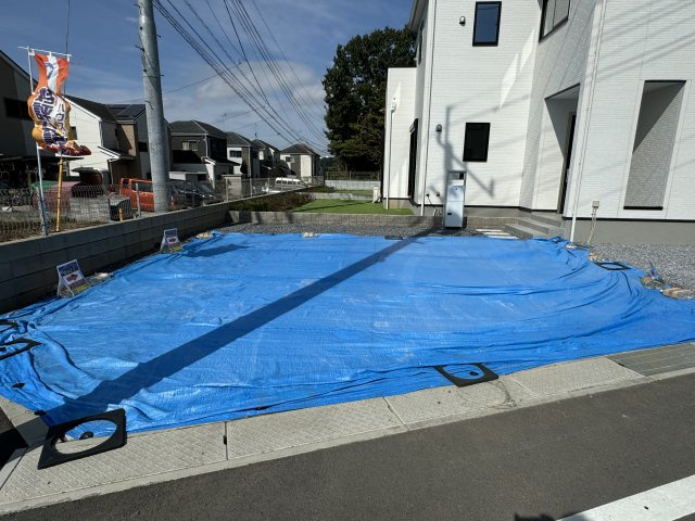市川市柏井町4丁目新築戸建（柏井町23-1期）の駐車場|1号棟駐車スペース・並列２台駐車可