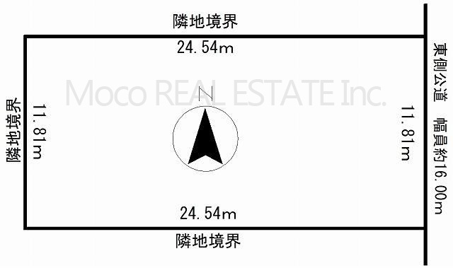 【区画図】 | 北見市美芳町中古住宅