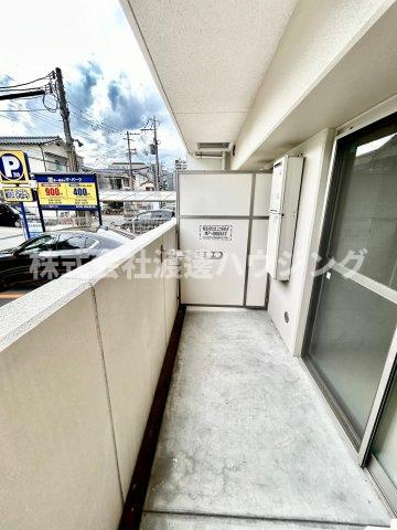 La CASA江坂のバルコニー