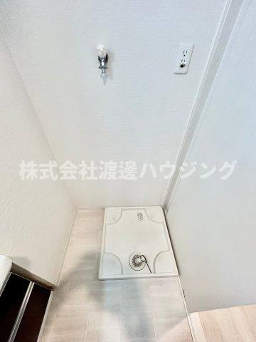 La CASA江坂の設備|室内洗濯パン